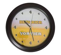 outoftheblue No Beer Before Four Wall Clock with Beer Sound - Living Room Clock Kitchen Clock