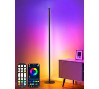OUTON LED Floor Lamp, Smart RGB Corner Lamp with Remote & APP Control, 16 Million Colours, Music Sync, Dimmable Colour Changing Standing Lamp, Modern Mood Lighting for Living Room Bedroom Gaming Room