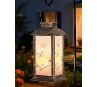 OUTONLIFE Solar Lantern Outdoor Waterproof, Hanging Solar LED Butterfly Garden Light, Plastic Decorative Landscape Light for Yard Patio Lawn Pathway, Gift for Women Mom Grandma