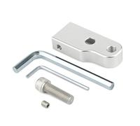Outopakkle Neutral Gear Shift Assist Shifter Rod Lever Extension Bracket Kit for Harley-Davidson Softail FXS FLS 2000-2017 Touring 1999-2016 Twin Cam Silver