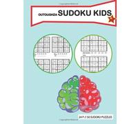 OUTOUGHZA SUDOKU KIDS: 50 Easay sudoku with answers for smart kids (10 very easy and 40 easy) classic Sudoku simple for Sudoku lovers