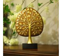 OUTOUR Tree of Life Sculpture Chakra Meditation Decor Resin Statue Vintage Home Ornament for Shelf Table Desk Office Bedroom Living Room Gift