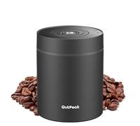 OUTPEAK Neo 2026 Auto Vacuum Coffee Canister, 0.5L for 4.6oz Coffee Beans, One-Button Operation, Small Airtight Coffee Canister with Scoop, Coffee Storage Container Stainless Steel (Champion's Choice)