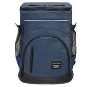 Outplea 30L Soft Cooler Backpack 36-Can, Large Insulated Picnic Bag with Top Easy Access Pocket, Leakproof Thermal Rucksack for Camping Beach BBQ Lunch, Blue