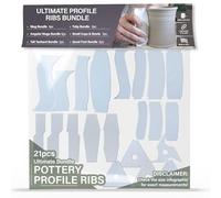 OUTPOST POTTERY Ribs - Ultimate Bundle - Made with PLA, Pottery Trimming Tools, Consistent Shapes, Floating Design, and Ceramic Tools for Pottery - The Perfect Pottery Rib for Precision Craftsmanship