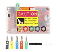 Output Voltage Board ADJ, Power Supply Board with Adjustable Voltage Knob, Touch Sensoring Switch for Mining Power Distribution, Includes Acrylic Case Kit and Scr