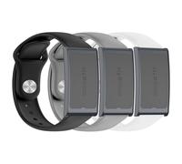 OUTPUTBT 3-Piece Silicone Watch Strap Compatible with Amazfit Helio Strap Smart Band Replacement for Men Women