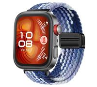 OUTPUTBT Braid Magnetic Watch Strap for HUAWEI WATCH FIT 3 Replacement Nylon Cotton Sport for Huawei Fit3 for Woman Man