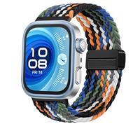 OUTPUTBT Braid Magnetic Watch Strap for HUAWEI WATCH FIT 3 Replacement Nylon Cotton Sport for Huawei Fit3 for Woman Man