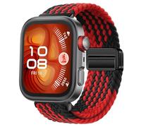 OUTPUTBT Braid Magnetic Watch Strap for HUAWEI WATCH FIT 3 Replacement Nylon Cotton Sport for Huawei Fit3 for Woman Man