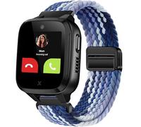 OUTPUTBT Magnetic Watch Strap 16mm for XPLORA Kidzi/Xplora X5 Play/XGO 2/XGO 3 Replacement Children Nylon Cotton Braid for Girl Boy