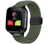 OUTPUTBT Magnetic Watch Strap 16mm for XPLORA Kidzi/Xplora X5 Play/XGO 2/XGO 3 Replacement Children Nylon Cotton Braid for Girl Boy