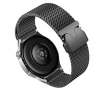 OUTPUTBT Metal Watch Strap 22mm Compatible with Amazfit Bip 6 5/Balance/GTR 4/Garmin Venu 3 2/Huawei Watch Gt 5 4/Samsung/Fossil/Ticwatch/Suunto/Polar/COROS/Xiaomi Band Replacement for Woman Man