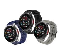 OUTPUTBT Silicone Strap 22 mm for Polar Grit X Pro/Grit X/X2 Pro, Vantage M/M2/M3, Breathable Sports Watch Straps for Polar Vantage V2/V3 Replacement Strap for Men and Women, 22mm, Silicone Stainless