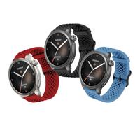 OUTPUTBT Silicone Watch Strap 22mm Compatible with Amazfit Balance 2/Bip 6/Bip 5/Bip 5 Unity/Amazfit GTR 4/GTR4 Pro/GTR 3/GTR3 Pro/GTR 2/GTR 47mm/Cheetah/Cheetah Pro Sport Band for Man Woman