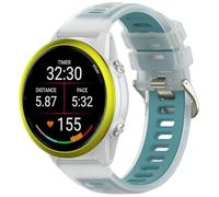 OUTPUTBT Watch Strap 18mm Compatible with Garmin Venu 3S/2S/Forerunner 265S/255S/Vívoactive 4S Replacement Silicone Sport Transparent Original for Men Women