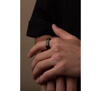 Outrage London Men's Black Personalised 4-Sided Signet Ring | Size: 9 Outrage London Black 9