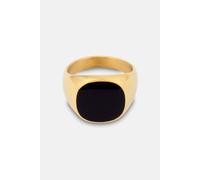 Outrage London Men's Gold 20MM Onyx Stone Signet Ring | Size: 9 Outrage London Gold 9