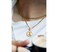 Outrage London Men's Gold St Micheals Pendant Necklace | Size: 20 inches Outrage London Gold 20 inches