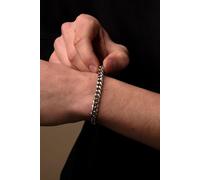 Outrage London Men's Silver Personalised 7MM Cuban Chain Bracelet | Size: 6 inches Outrage London Silver 6 inches