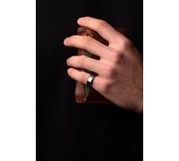 Outrage London Men's Silver Personalised 8MM Band ring | Size: 6 Outrage London Silver 6