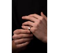 Outrage London Men's Silver Personalised Minimalistic Band Ring | Size: 8 Outrage London Silver 8