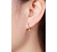 Outrage London Women's gold moon hoop earring | Size: Small Outrage London Gold Small