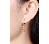 Outrage London Women's Gold snake hoop earrings | Size: Small Outrage London Gold Small