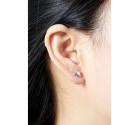 Outrage London Women's Moon & Star Mix Match Stud Earrings in Silver | Size: Small Outrage London Silver Small