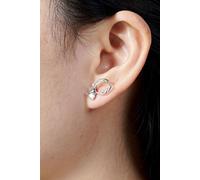 Outrage London Women's Silver deer stud earrings | Size: Small Outrage London Silver Small