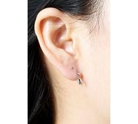Outrage London Women's Silver tulip hook earrings | Size: Small Outrage London Silver Small