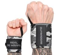 OUTRAGEAR 18" OG-Grade Wrist Wraps for Weightlifting - Heavy Duty Wrist Support with Thumb Loop & Lockdown Strap - Wrist Straps for Powerlifting, Bench Press & Gym Training