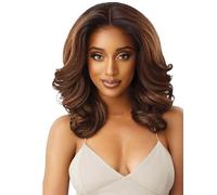 Outre LACEFRONT PERFECT HAIR LINE Glamorous Wavy Fully Hand-Tied 13†x 6†Frontal HD Baby Hair Transparent Lace Easy-to-Style Heat Friendly - JULIANNE (1B)
