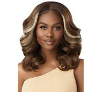 Outre Perfect Hairline Synthetic 13x4 Lace Frontal Wig - IMANI (Color:1B OFF BLACK)