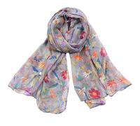 Outrip Womens Cotton Scarves Ladies Light Soft Fashion Scarf Neck Solid Wrap Shawl (ZBirdGray)