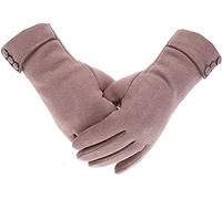 Outrip Womens Lady Winter Warm Gloves Touch Screen Phone Windproof Lined Thick Gloves (Khaki)