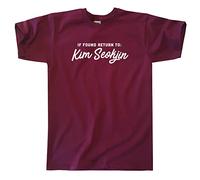 Outsdr Men's Unisex If Found Return to Kim Seokjin T-Shirt