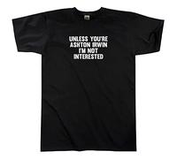 Outsdr Men's Unisex Unless You're Ashton Irwin I'm Not Interested T-Shirt