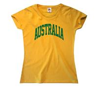 Outsdr Women's Australia T-Shirt - Yellow - Medium