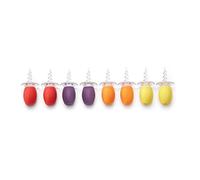 Outset F134 Jumbo Screw, Plastic, Oversized Multi-Colored Corn Holders: Set of 8