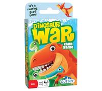 Outset Media Dinosaur War Card Game - The Classic Card Game War Now in Jurassic Splendor for 2 Players Ages 4 and up