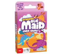 Outset Media Dragons Old Maid Card Game - The Classic Game of Old Maid with Dragons Featured on 37 Over-Sized Cards for 2 to 4 Players Ages 4 and up