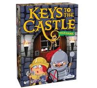 Outset Media Keys to The Castle - Includes 54 Cards and 40 Tiles to Build a Castle for You and Fellow Knights to Race to The Finish Line - Ages 8+