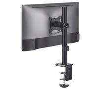 Outshine Gaming Single Monitor Mount - Fits 17"-32" Monitors, Supports Up to 9kg, Free-Tilting Design, Height Adjustable, 360° Rotation, VESA Compatible, Cable Management, Clamp/Grommet Options