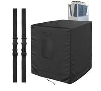 Outside Air Conditioner Cover, Heavy-Duty Waterproof Windproof Elastic Cover for All-Weather Defense and Dust Prevention, Outdoor Defender AC Unit for Home Dorm Hotel Apartment Outdoor HVAC Units