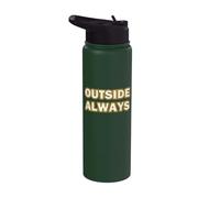 Outside Always Outdoor Adventure Hiking Camping Stainless Steel Insulated Water Bottle