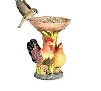 Outside Bird Feeder | Multifunctional Pet Food Dish | Standing Bird Feeder Bowls for Patio,for Sparrows Parakeets Macaws Budgies Garden Yard Balcony Patio Lawn