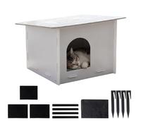 Outside Cat House Insulated Windproof Warm Kitten Nest