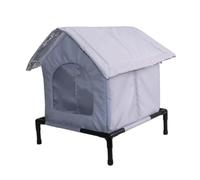 Outside Cat House Waterproof Weatherproof Elevated Winter Shelter | Outdoor Cat Cave for Pet Kitten Sleeping Patio Backyard Cold Weather