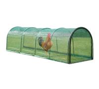 Outside Chicken Enclosure Tunnel With Steel Wire Frame For Backyard